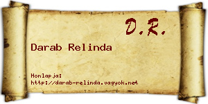 Darab Relinda névjegykártya