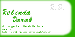 relinda darab business card